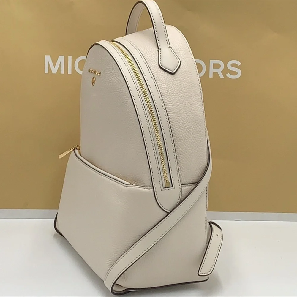 Michael Kors Women's Valerie Medium Pebbled Leather Backpack
Light Cream
NWT - Picture 6 of 16